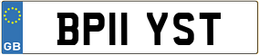 Truck License Plate